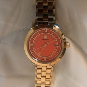 Gold Tory Burch watch